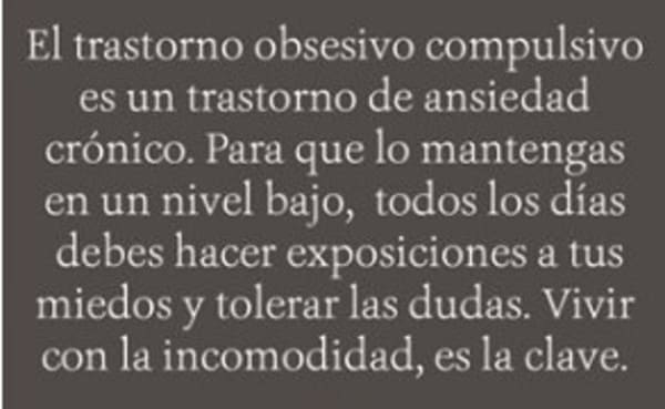 El Trastorno Obsesivo Compulsivo en España. Que hacer?