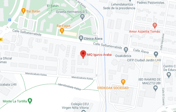 ¿Cómo llegar a Hospital IMQ Igurco Gasteiz Álava?