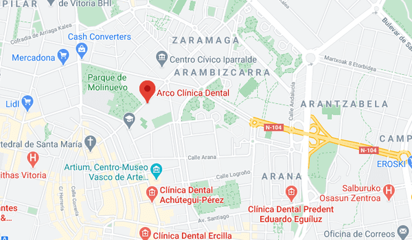 Cómo llegar a Arco Clínica Dental Álava