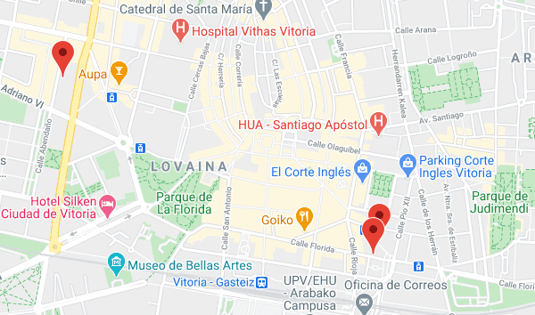 ¿Cómo llegar a Clínica Angulema Álava?
