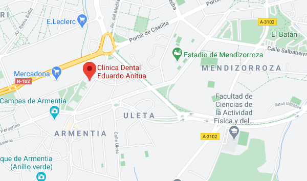 Cómo llegar a Clínica Dental Eduardo Anitua Álava