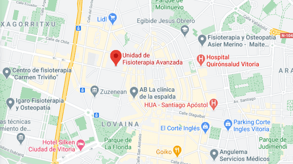 Cómo llegar a Unidad de Fisioterapia Avanzada Álava