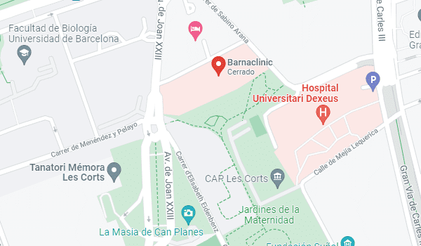 Cómo llegar al Hospital Barnaclínic Barcelona