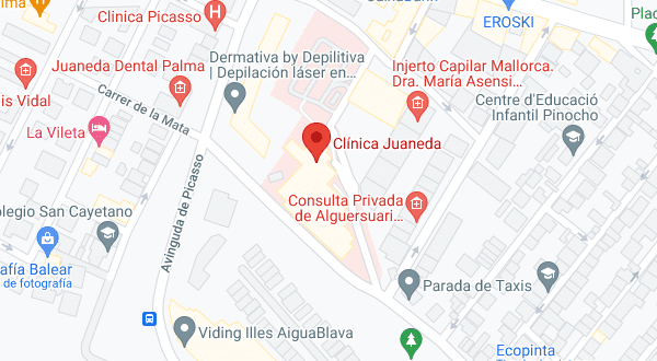 Cómo llegar a la Clínica Juaneda Baleares