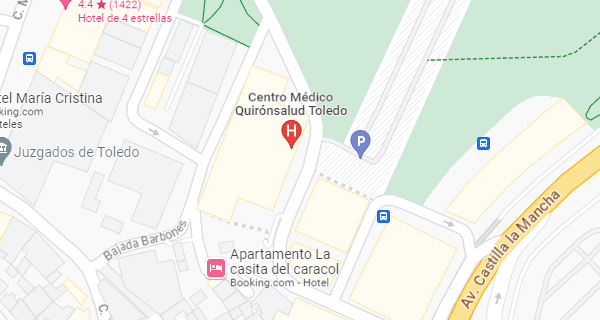 Cómo llegar al Centro Médico Quirónsalud Toledo