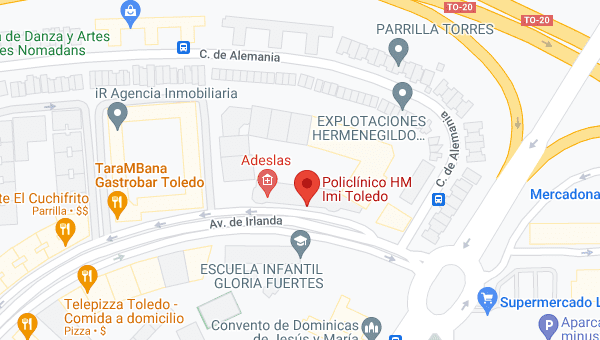 Cómo llegar al Policlínico HM IMI Toledo