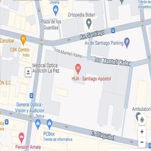 Cómo llegar al Hospital Universitario Santiago Apóstol Álava