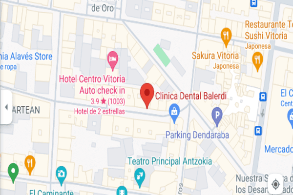 Cómo llegar al Clínica Dental Balerdi Álava